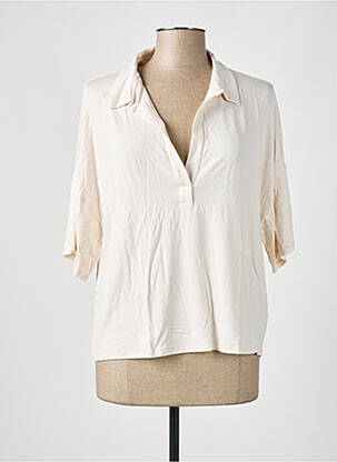 Top bej MAJESTIC FILATURES femeie