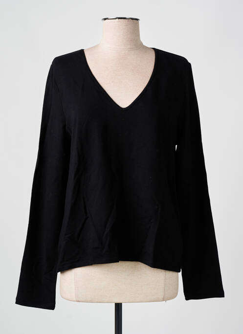 Tricou negru MAJESTIC FILATURES femeie