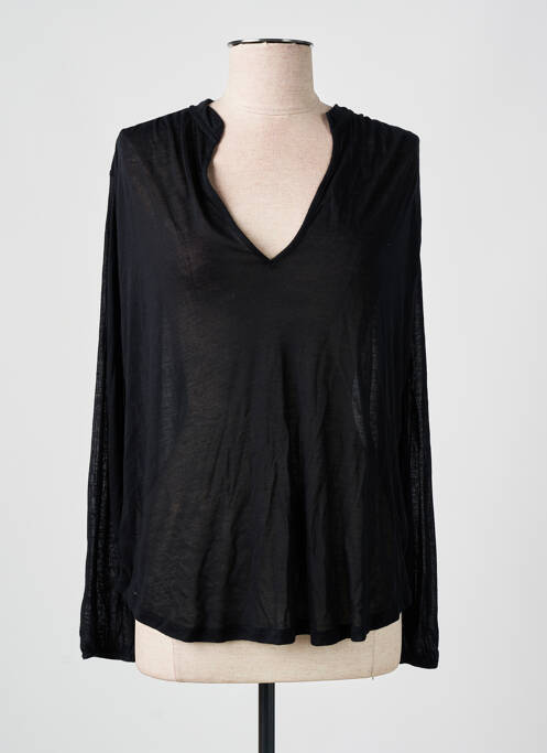 Top negru MAJESTIC FILATURES femeie