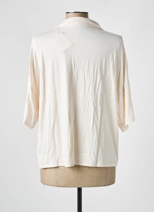 Top bej MAJESTIC FILATURES femeie