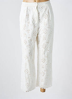 Pantalon 7/8 alb DIEGA femeie