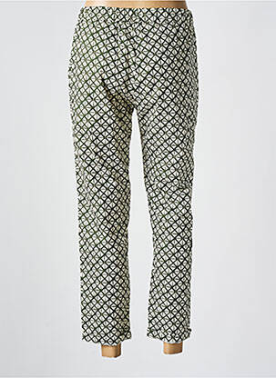 Pantalon 7/8 talie elastică verde DIEGA femeie