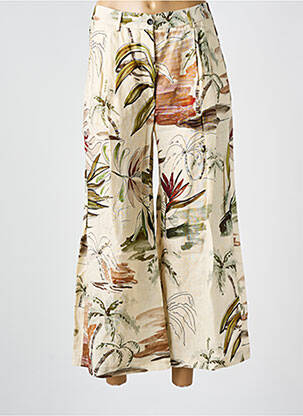 Pantalon 7/8 bej DIEGA femeie