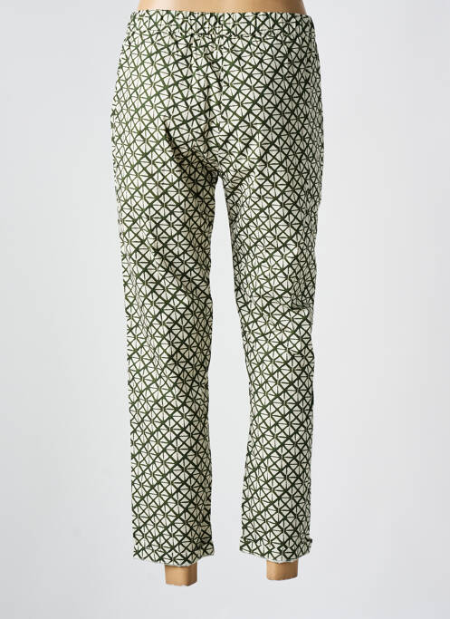 Pantalon 7/8 verde DIEGA femeie