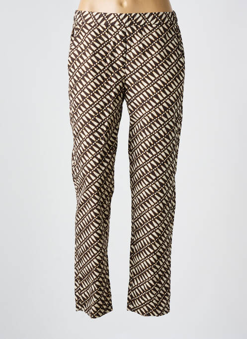 Pantalon drept maro DIEGA femeie