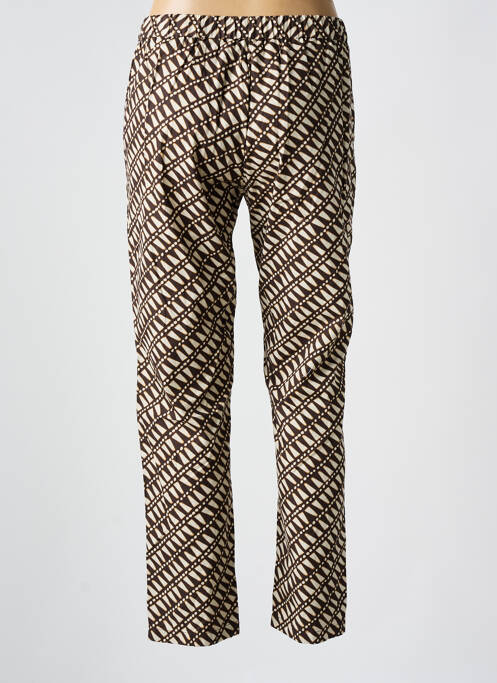 Pantalon drept maro DIEGA femeie