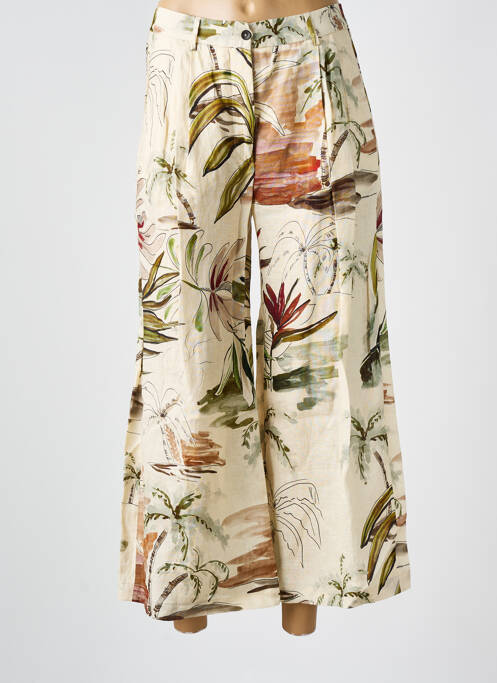 Pantalon 7/8 bej DIEGA femeie