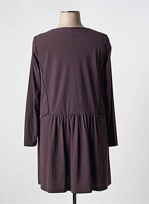 Rochie midi mâneci lungi mâneci lungi maro INDIES femeie