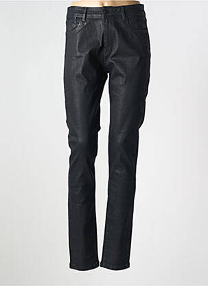Pantalon slim țesătură acoperită mărime normală negru GARELLA femeie