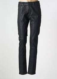 Pantalon slim țesătură acoperită mărime normală negru GARELLA femme