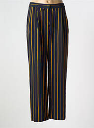 Pantalon larg țesătură poplin negru NICE THINGS femme