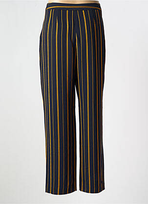 Pantalon larg țesătură poplin negru NICE THINGS femeie