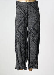 Pantalon larg țesătură crep negru ELSEWHERE femeie