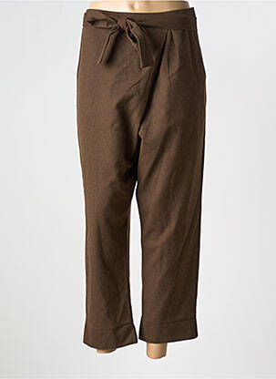Pantalon 7/8 mărime normală mărime normală maro LUUKAA femeie