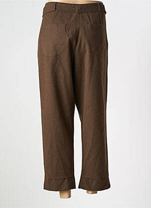Pantalon 7/8 mărime normală mărime normală maro LUUKAA femeie