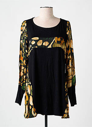 Tunică mâneci lungi negru AN II VITO femeie