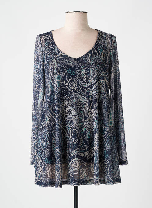 Tunică mâneci lungi albastru AN II VITO femeie