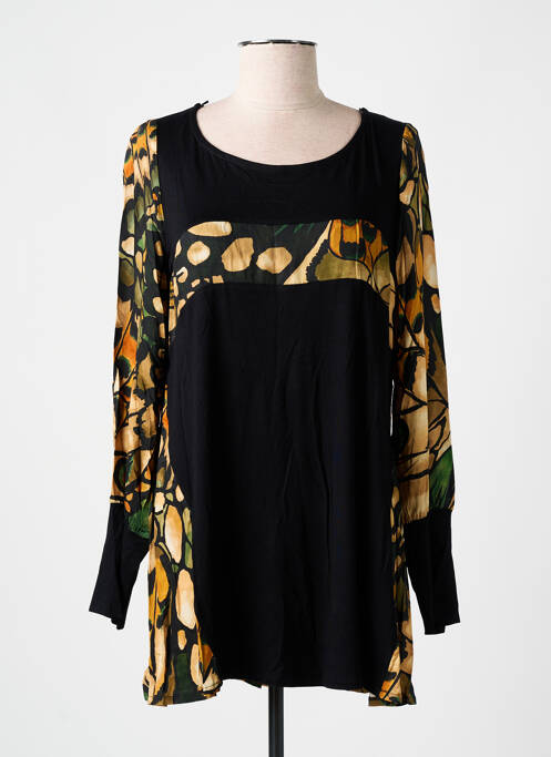 Tunică mâneci lungi negru AN II VITO femeie