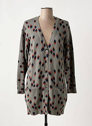 Vestă cu mâneci lungi gri NICE THINGS femeie