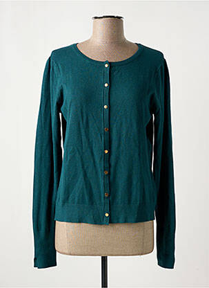 Vestă cu mâneci lungi verde YEST femeie