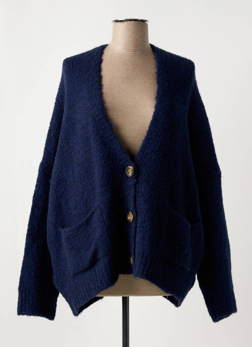 Vestă cu mâneci lungi albastru ALEMBIKA femeie