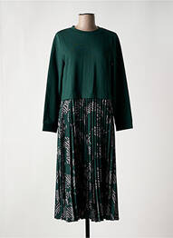 Rochie midi imprimeu fantezie mâneci lungi verde WHITE STUFF femeie