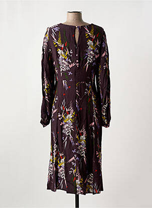 Rochie midi imprimeu floral mâneci lungi violet WHITE STUFF femeie