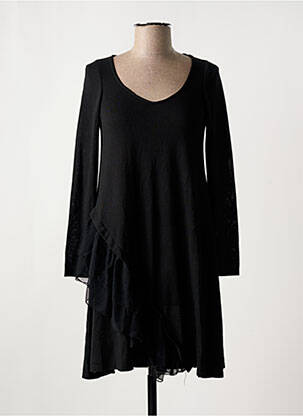 Rochie midi mâneci lungi mâneci lungi negru AN II VITO femeie