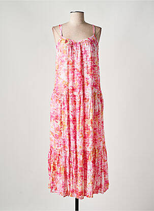 Rochie lungă roz GENESIS femeie