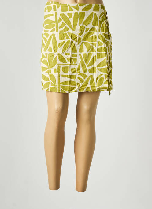 Fustă scurtă verde ONLY femeie