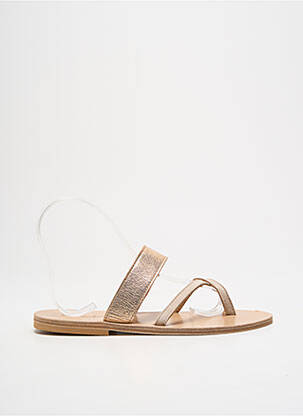 Mulete/Saboți auriu SANDALIA CYCLADES femeie