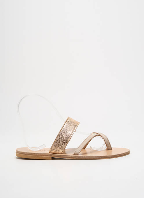 Mulete/Saboți auriu SANDALIA CYCLADES femeie