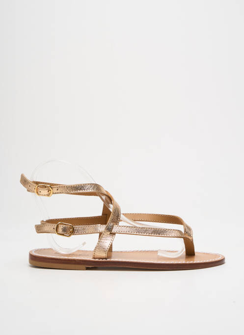 Șlapi auriu SANDALIA CYCLADES femeie