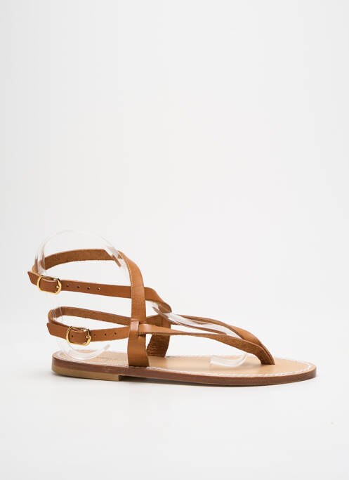 Șlapi maro SANDALIA CYCLADES femeie