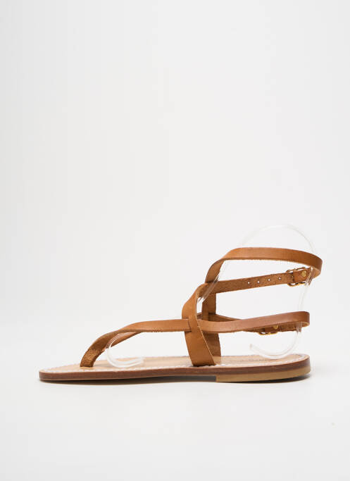 Șlapi maro SANDALIA CYCLADES femeie