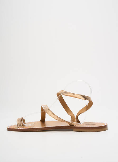 Șlapi auriu SANDALIA CYCLADES femeie