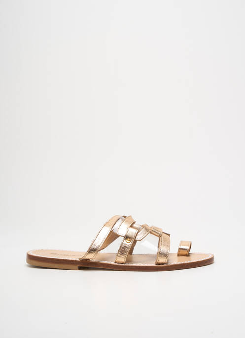 Mulete/Saboți auriu SANDALIA CYCLADES femeie