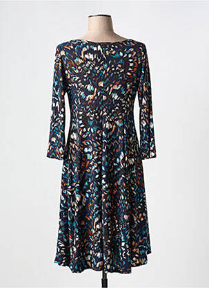 Rochie midi mâneci 3/4 mâneci 3/4 albastru JOY'S PARIS femeie