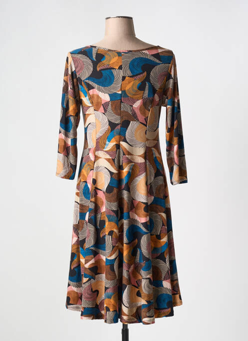 Rochie midi maro JOY'S PARIS femeie