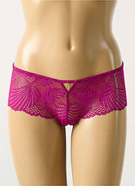 Shorty efect material satinat violet AUBADE femme
