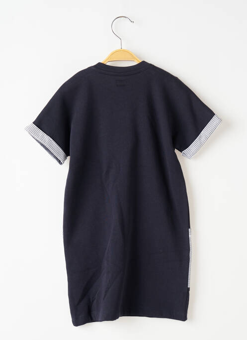 Rochie scurtă albastru ELLE EST OU LA MER fată