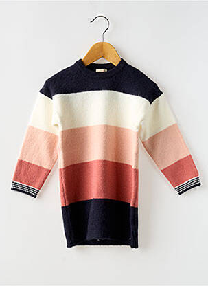 Rochie pulover roz ELLE EST OU LA MER fată