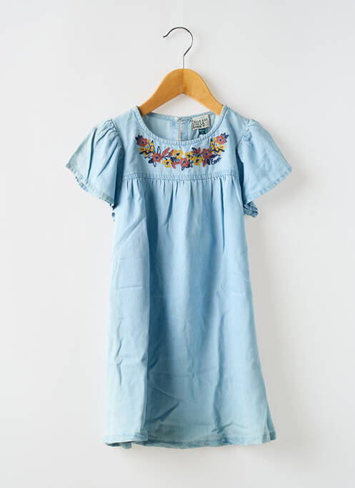 Rochie midi albastru ELLE EST OU LA MER fată