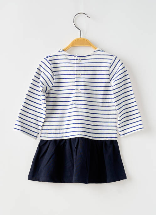 Rochie midi albastru ELLE EST OU LA MER fată