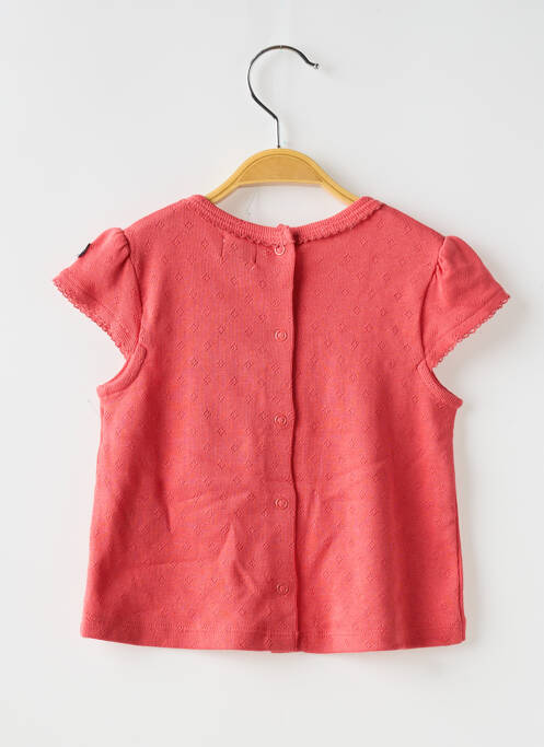 Tricou roz ELLE EST OU LA MER fată