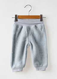 Pantalon drept strânsă pe partea de jos talie elastică gri SCHNIZLER fată