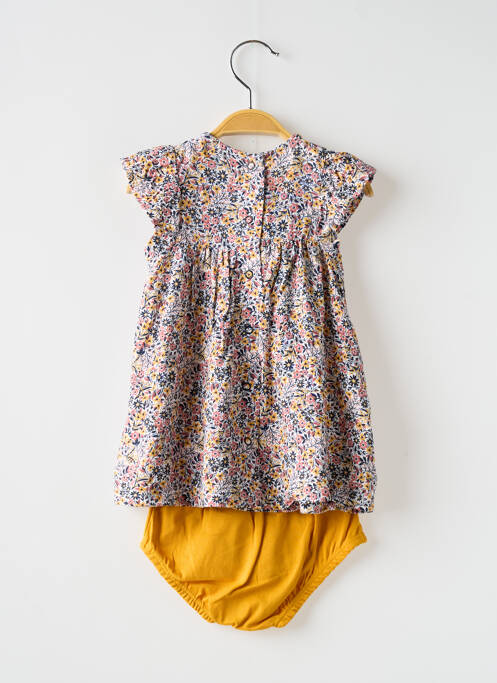 Set șort galben ELLE EST OU LA MER fată