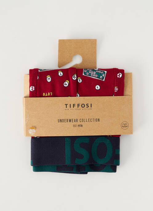 Boxer roșu TIFFOSI băiat