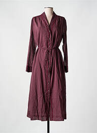 Rochie lungă mâneci lungi mâneci lungi violet OTTOD'AME femme
