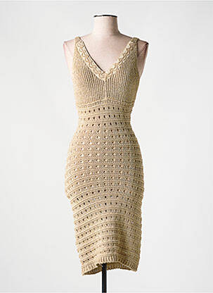 Rochie midi auriu PHO FIRENZE femeie